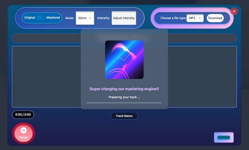 Instant Free Online Audio Mastering. AI Powered App | ChosenMasters