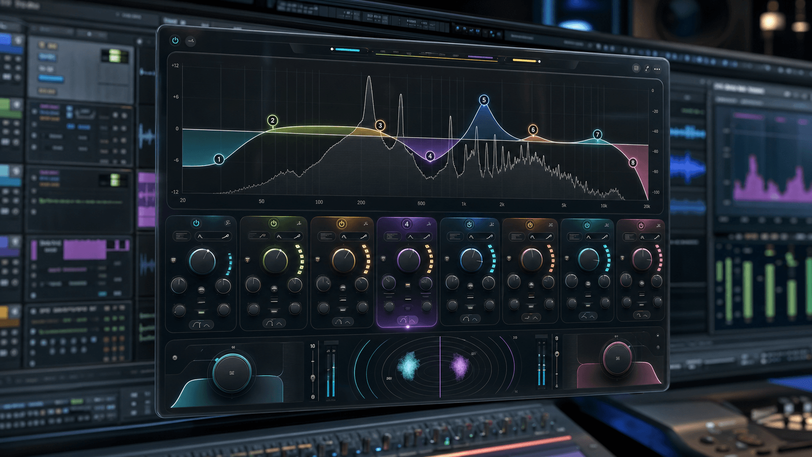 Chosen EQ dynamic parametric EQ plugin product visual