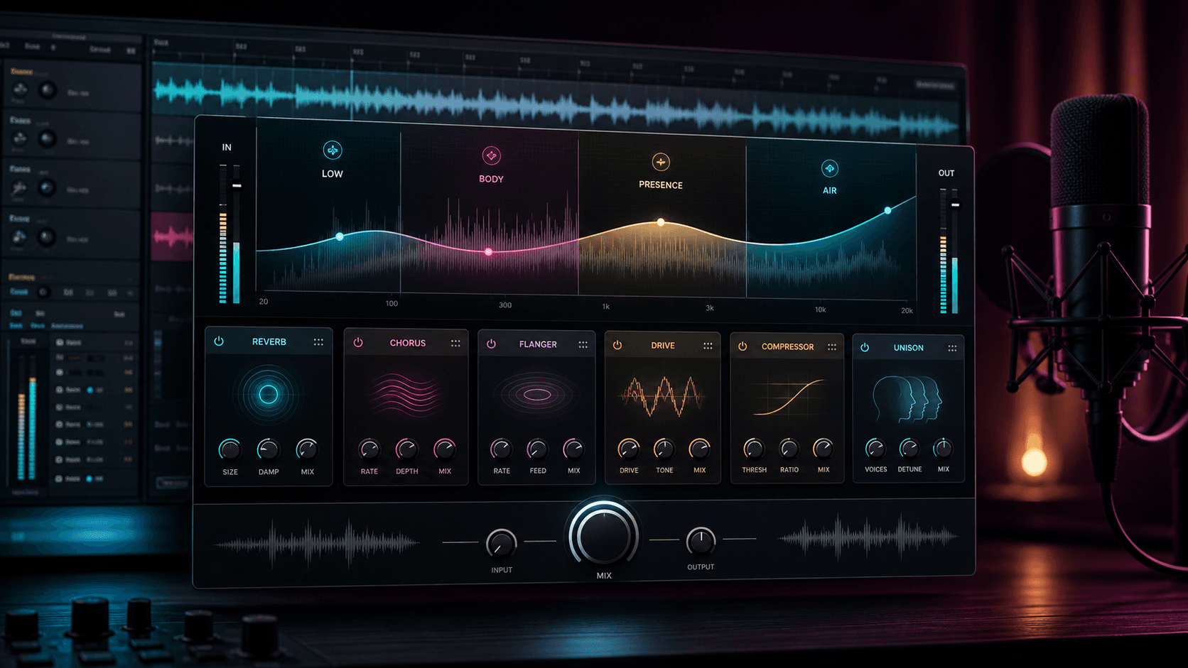 Chosen Vocals multiband vocal effects plugin product visual