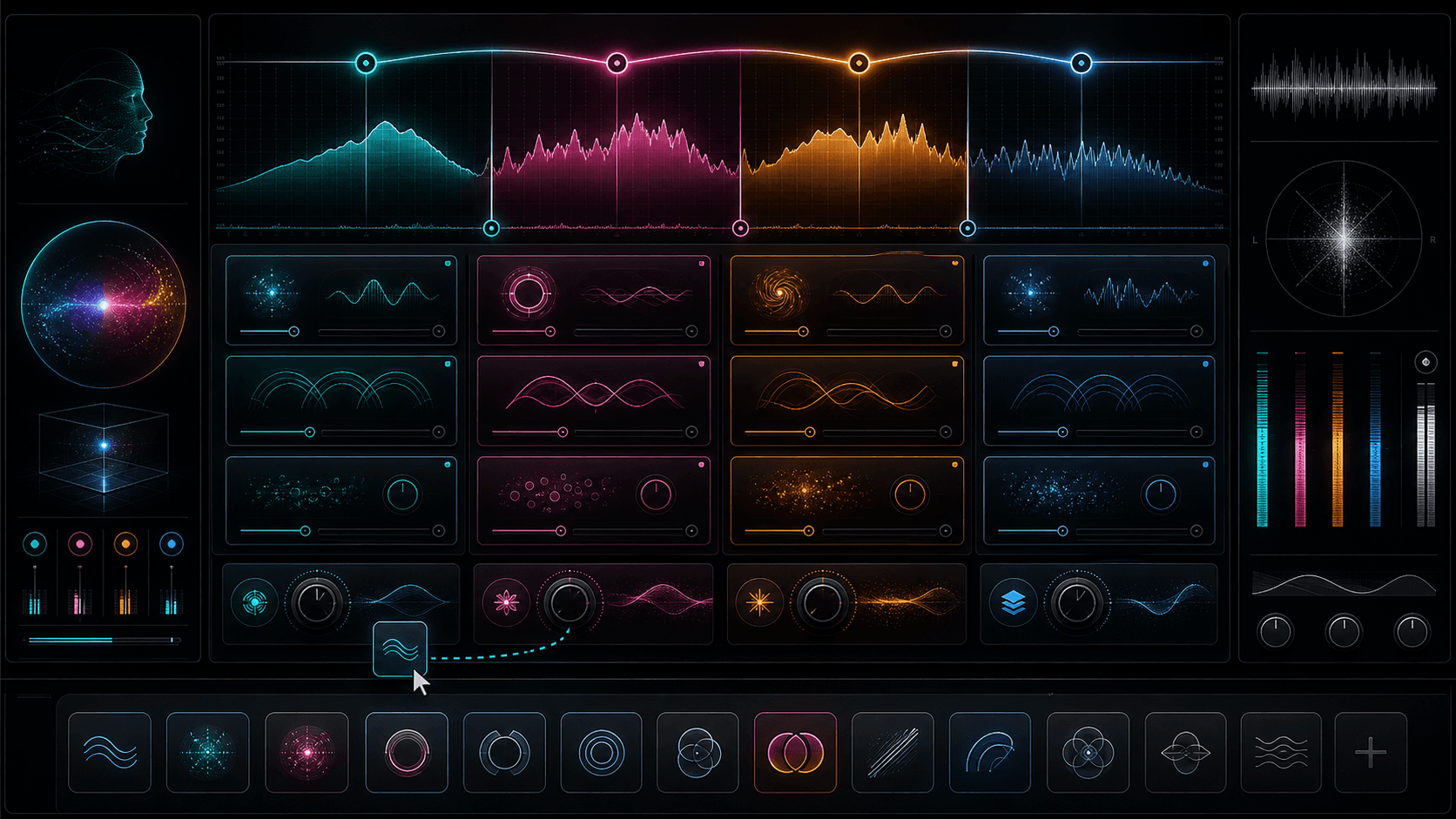 Chosen Vocals multiband rack and drag-and-drop effects visual