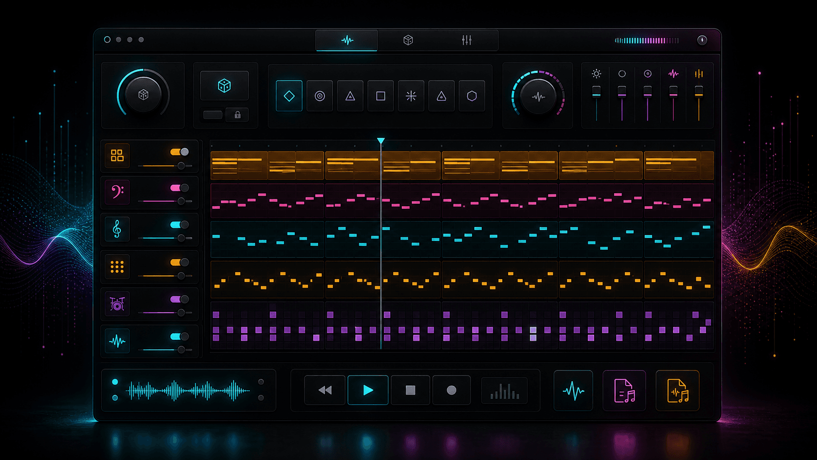 The Chosen Music plugin visual
