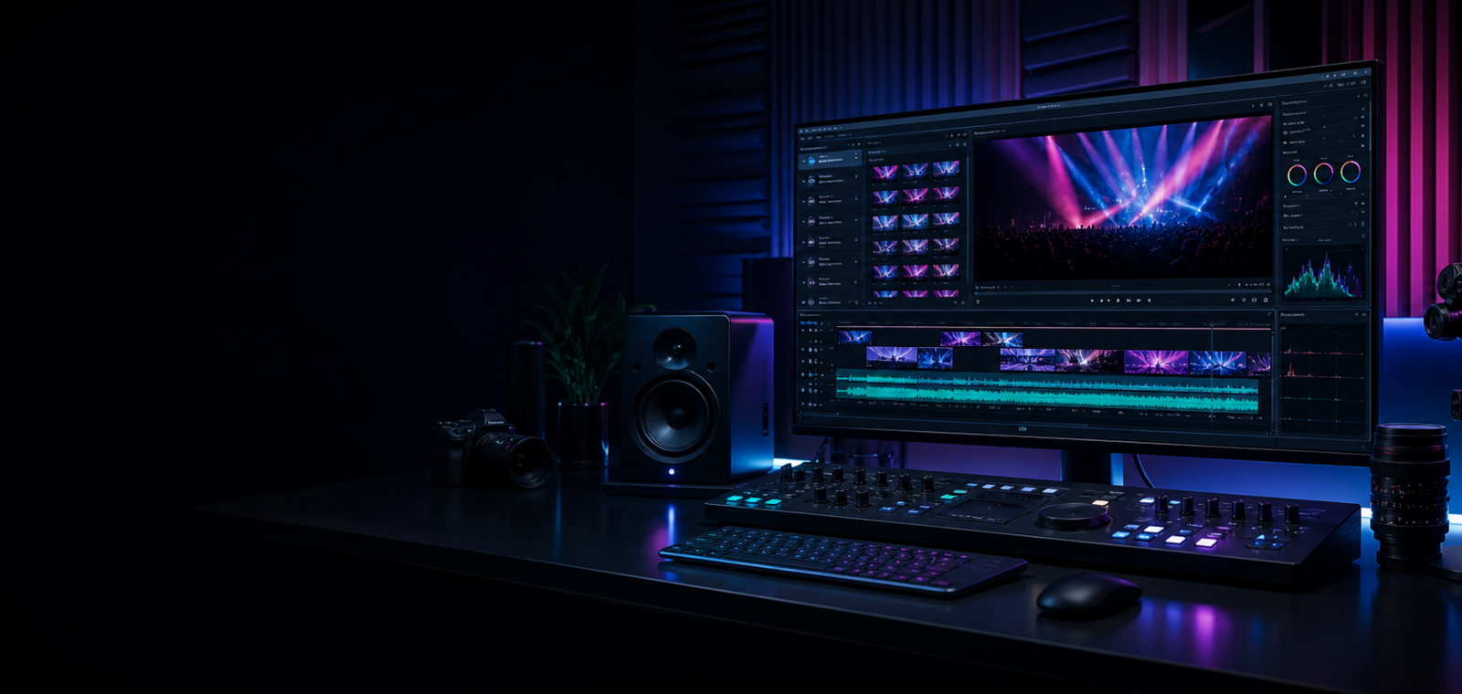 AI music video timeline